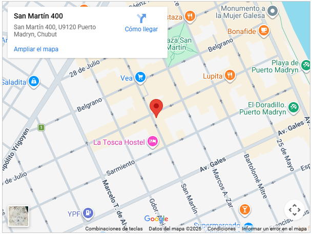 Departamento de dos dormitorios con cochera – San Martín al 400